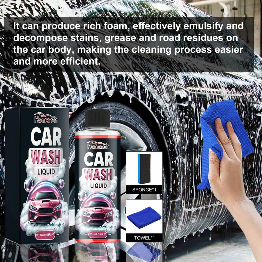 Foam Car Wash Detergent Car Wash Decontamination Maintenance Car Paint Coating Brightening