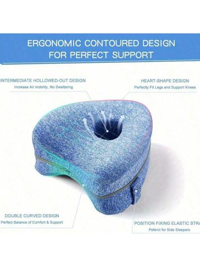 1pc Orthopedic Side Sleeping Kussen Innovative Leg Positioner Clip Waist Support Maternity Shaping Ultra Com Tafel Cushion Sleep view 6