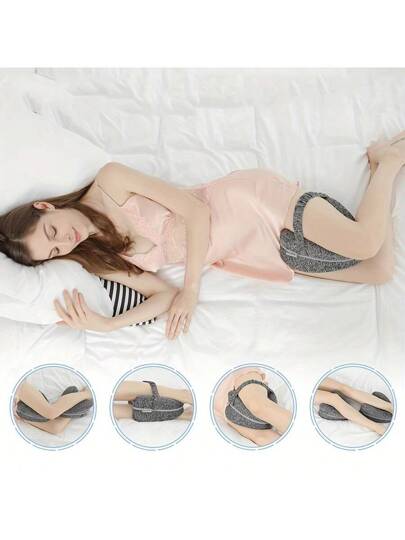 1pc Orthopedic Side Sleeping Kussen Innovative Leg Positioner Clip Waist Support Maternity Shaping Ultra Com Tafel Cushion Sleep view 3