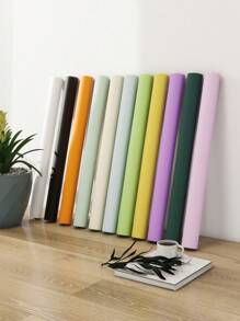 1 miếng giấy dán tường tự dính họa tiết mờ cổ điển với họa tiết vải giả, màu trơn, tự làm, không thấm nước, chống ố, dễ lau chùi, bóc ra và dán, dùng để trang trí nhà cửa, nhà bếp, tủ, nền phòng, tân trang, trang trí, giấy dán tường, nhãn dán tường, nhãn dán cải tạo, tấm ốp tường bóc ra, giấy dán tường, vật dụng trang trí mùa xuân làm mới ngôi nhà của bạn, nhãn dán trang trí Rama - Nhiều màu - Xem 2