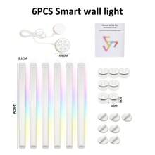 Smart LED Wall Light Bars,Diversified DIY RGB LED Strip Light,Music Sync Led Light Bar,Suitable For Gaming And Streaming Lover,Home And Gaming Room Decor