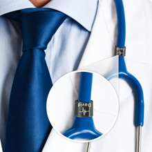 Custom Stethoscope Name Tag Personalized, Handmade Stethoscope Charms With Id Tag For Nurse, Doctor, Medical Professional Stethoscope Accessories - Silver - View 5