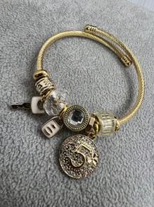 BRACELET WITH CHARMS AND CHARMS - 2 - View 3