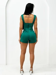 Women Jumpsuits - 薄荷綠 - 查看 2