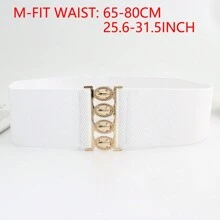 Women's Stretchable Elastic Belt Plus Size European And American Style Waistband For Dress, Outerwear, Elegant Waist Cincher (1 Pc) Halloween Summer, School Fall, Autumn, Halloween - Multicolor - View 19