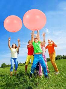 Water Balloons, Giant Beach Ball Jelly Balloon Balloons Inflatable Toys Adult Garden Outdoor Pool Toys, Reusable, Stress Release, Outdoor Games, Summer Pool Bath Backyard Fun Party Supplies(Orange) - Orange - View 4