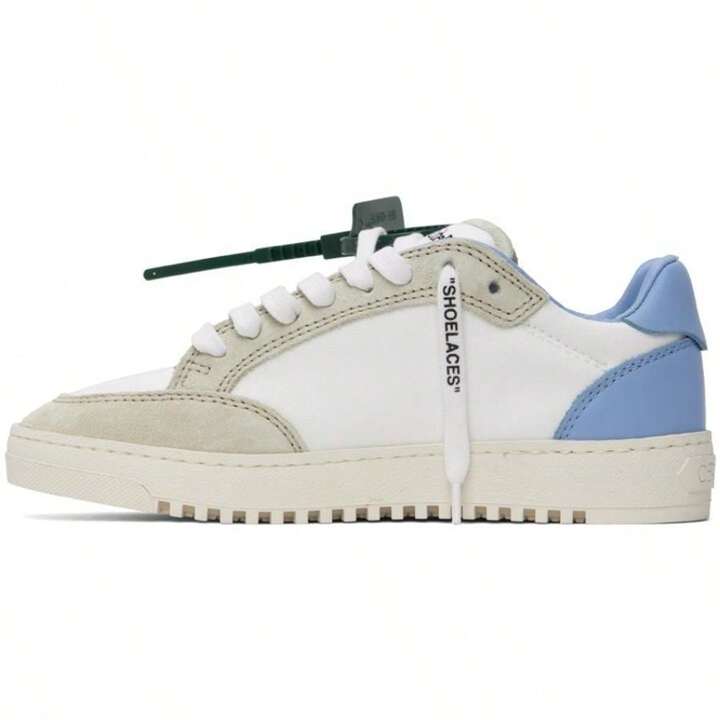 Off-White White & Gray 5.0 Off Court Sneakers | SHEIN USA