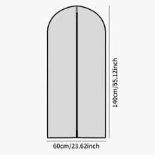 1/5 piezas Funda protectora transparente para prendas, Bolsa con cremallera reforzada para traje, Protector transparente e impermeable para ropa
