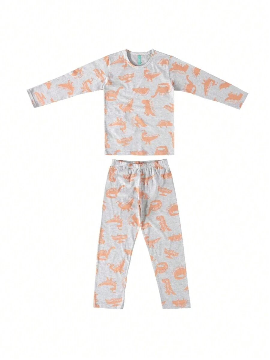 Teen Boys Pajamas - 灰色 - 查看 1