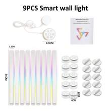 Smart LED Wall Light Bars,Diversified DIY RGB LED Strip Light,Music Sync Led Light Bar,Suitable For Gaming And Streaming Lover,Home And Gaming Room Decor
