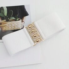 Women's Stretchable Elastic Belt Plus Size European And American Style Waistband For Dress, Outerwear, Elegant Waist Cincher (1 Pc) Halloween Summer, School Fall, Autumn, Halloween - Multicolor - View 10