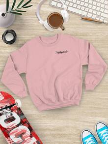 Men Sweatshirts - Màu Hồng baby - Xem 3
