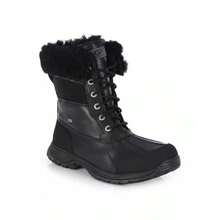 UGG Men's Butte Waterproof Leather Boots - Black - View 1