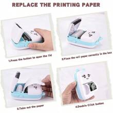 C9-Blue Multi-Function Portable Intelligent Printer - Blue - View 7