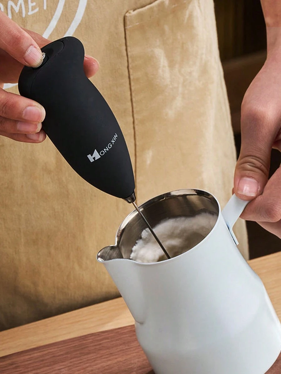 1pc Handheld Electric Milk Frother, Mixer, Whisk, For Kitchen Use (Batteries Not Included)