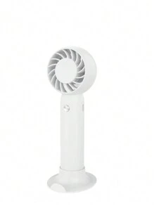 1入組USB可充電手持式電腦散熱風扇 - 白色 - 查看 1