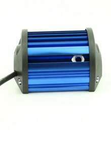 Headlights 6 LED Square Strobe Headlights For Vehicles Motorcycle 18w Pair - Blue - View 2
