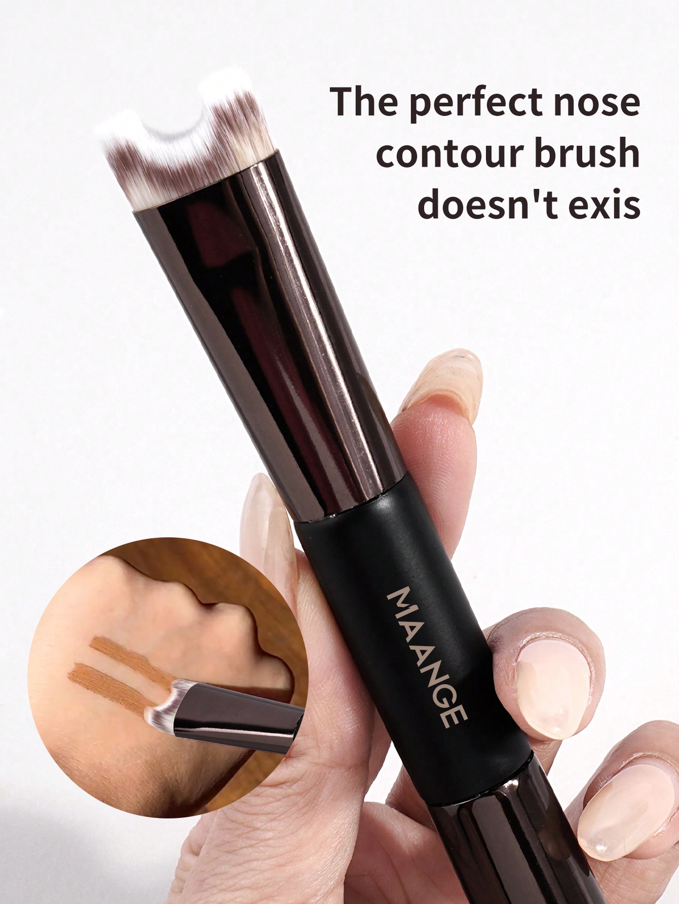 MAANGE 1/2/3/10 قطعة مجموعة فرش مكياج ذات رأسين لت...