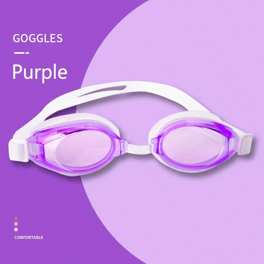 1PC High Definition Anti Fog And Waterproof Swimming Goggles, Silicone