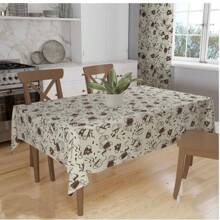 Printed Tablecloth 4 Places 1.00x1.40 For Oxford Kitchen Decoration RECTANGULAR TABLECLOTH - Coffee Brown - View 4
