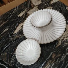 6 piezas de tazones de cerámica con estilo japonés, con acabado de esmalte agrietado