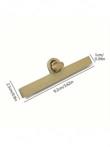 Cierre de metal vintage, botón giratorio para DIY de bolsos, accesorios de cuero para bolsos y carteras, accesorios elegantes dorados para bolsos, accesorios hechos a mano para bolsos (cuatro colores a elegir) - Multicolor - Ver 11