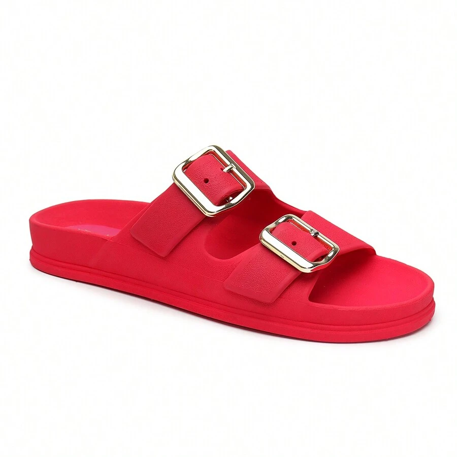 Women Flat Sandals - 粉色 - 查看 1