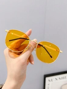Gafas de moda ovaladas al estilo de celebridades de internet coreanas - A - Ver 10