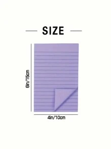 Jumbo Ruled Notepads - 4x6 Inches, 9-Pack Assorted Bright & Pastel Colors - 46 Sheets Per Pad - Uncoated Finish For Effortless Writing - Perfect For Office, School & Home Organization Needs - Multicolor - View 2
