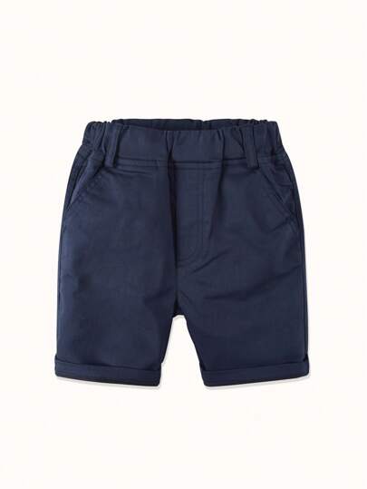 男童夏季新款纯色运动短裤，男童休闲居家旅行百慕大短裤