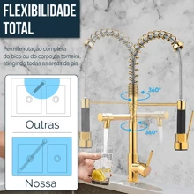 Smart Kitchen Faucets - 金色 - 查看 8