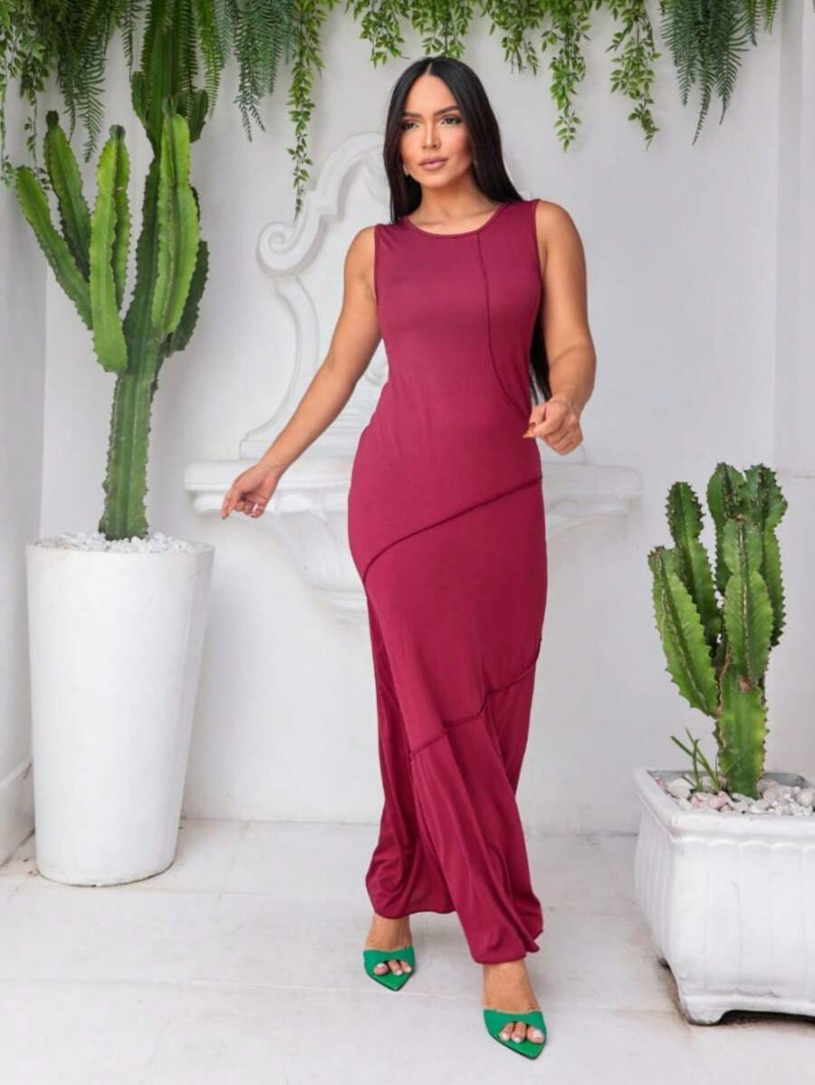 Women Dresses - Gỗ đỏ - Xem 1