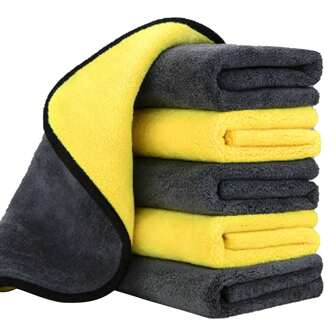 3pcs/10pcs Car Wash Microfiber Towel Car Cleaning Drying Cloth Car Care Cloth Detailing Car WashTowel 30cm*30cm