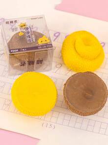 1 cái/bộ Màu sắc ngẫu nhiên Gói tẩy hình trò đùa sáng tạo màu sắc ngẫu nhiên, Văn phòng phẩm mới lạ cho học sinh - Nhiều màu - Xem 5