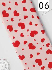 爱心系列 DIY 布料材料，一片式，轻盈柔软的面料，适合制作桌布、服装、包包、防尘罩