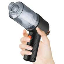 mini aspiradora para interiores de coche 2 en 1, aspira y sopla aire , portatil , ideal para casa, interiores, auto, dispositivos electronicos Aspirador De Mano Portátil Inalámbrica - Negro - Ver 8