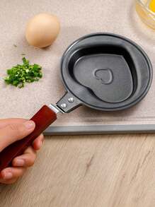 1pc Mini Cartoon Animal Shaped Heart, Star And Bear Print Non-Stick Frying Pan With 4 Pattern Selections Seafood Boil - Color - View 7