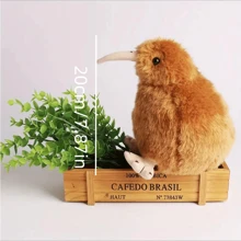 Peluche de alta calidad de ave kiwi, muñeco de peluche suave y abrazable - Multicolor - Ver 2