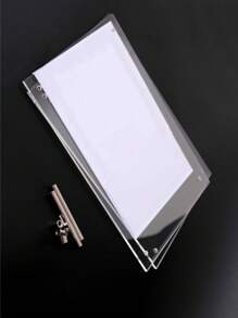 Acrylic Photo Frame Easel Stand For Displaying Pictures, Certificates, Diplomas, Licenses And Awards - Clear - View 4