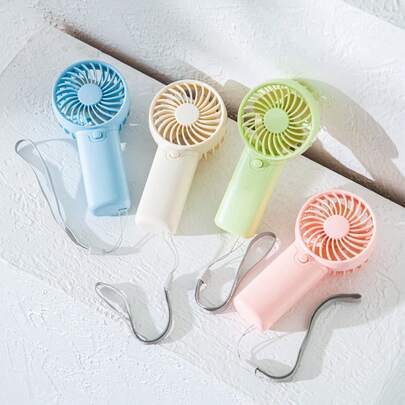 MEET SUN 7# Battery Operated Mini Fan (Battery Not Included) + 1 Unit + Handheld + Wrist Strap Portable + RequiresAAA Battery Installation + 1 Wind Speed + Quiet Operation + Makeup Setting + Mini Handheld Fan, Battery Powered Eyelash Dryer Fan, Personal Handheld Fan, Essential For Summer, One-Button On/Off, Suitable For Office, Car, School, Beach, Camping, Shopping, Etc.