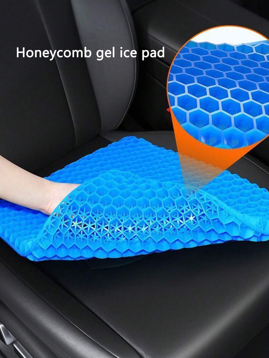 Đệm Ghế Gel Tổ Ong, Tấm Đá Thoáng Khí Và Làm Mát Cho Ghế Văn Phòng, Thảm Mát Silicon Dày Cho Ngồi Kéo Dài Trong Mùa Hè - Nhiều màu - Xem 1