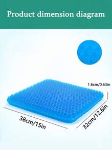 Đệm Ghế Gel Tổ Ong, Tấm Đá Thoáng Khí Và Làm Mát Cho Ghế Văn Phòng, Thảm Mát Silicon Dày Cho Ngồi Kéo Dài Trong Mùa Hè - Nhiều màu - Xem 2