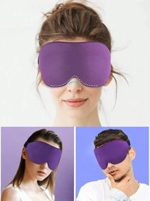 Mặt nạ ngủ ba chiều 3D, mặt nạ che mắt không đè lên mắt, mặt nạ mắt thoáng khí khi đi du lịch, mặt nạ mắt tích hợp cánh mũi bằng bọt nhớ đàn hồi, mặt nạ mắt có thể điều chỉnh, mặt nạ mắt giảm mệt mỏi khi ngủ cho học sinh - Màu tím - Xem 8