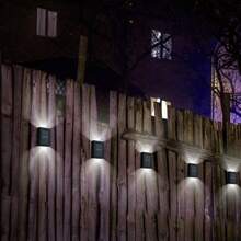 Global Phoenix Solar Deck Lights Outdoor Waterproof 2LED White Lamp For Patio Fence Yard 2Pcs - Yes - View 5