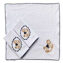 Baby Bibs & Burp Cloths - Màu xanh hải quân - Xem 1
