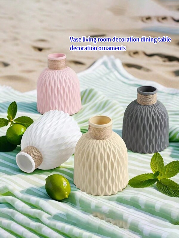 1pc Home Flower Vase, Living Room Decor, Tabletop Ornament, Suitable For Decorating Your Living Room, Dining Table, Etc.