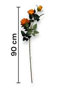 Artificial Roses With Premium Material - Orange - Übersicht 3