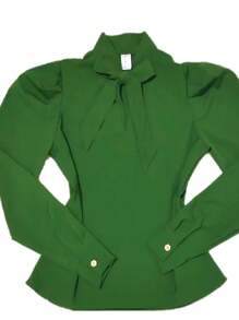 Women Blouses - Army Green - View 2