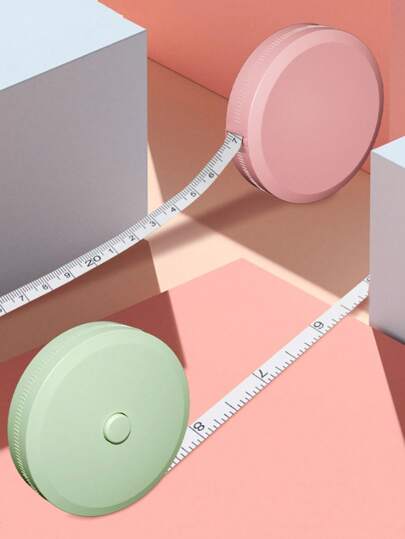 1pc Retractable Mini Tape Measure Hand Tool For Measuring Back To School