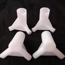 10pcs PVC Plastic Three-Way Joint 19mm/16mm/12mm/8.5mm Tent Bracket Mosquito Net Shoe Rack And Other Storage Rack Fitting T-Shaped Pipe And Elbow Joint - White - View 7